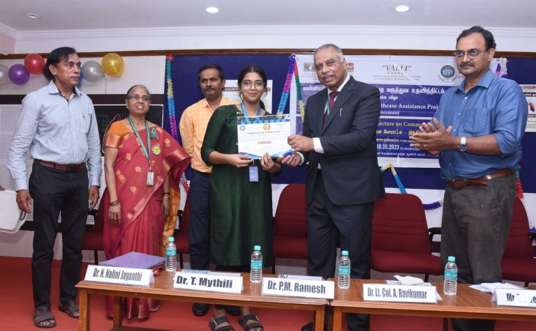 வள்ளியம்மை அம்மாள் கிராமப்புற மருத்துவ உதவித் திட்டம் 5ம் ஆண்டு துவக்க விழாவில் சமூக மருத்துவ சொற்பொழிவு!