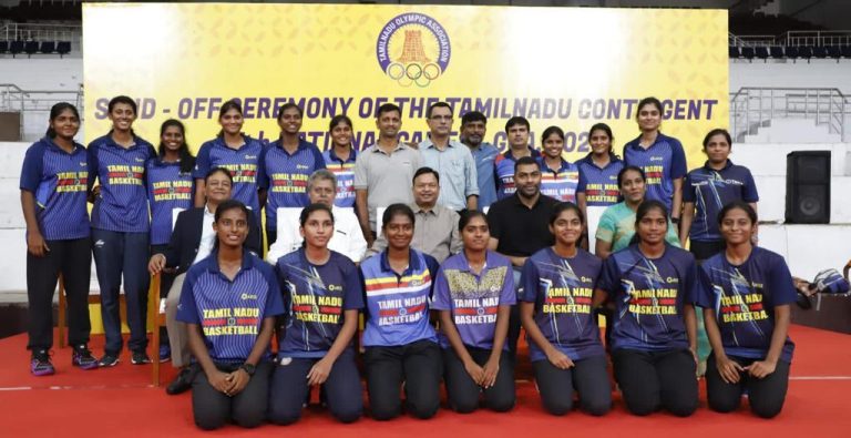 சென்னையில் மினி ஒலிம்பிக் நடத்த உள்ளோம்! -கோவாவில் நடக்கவுள்ள 37-வது தேசிய விளையாட்டுப் போட்டிகளுக்கு வீரர்களை வழியனுப்பும் நிகழ்வில் டாக்டர் ஐசரி கணேஷ் பேச்சு