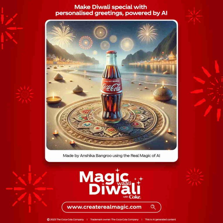 AI மூலம் தனித்துவ விஷ் கார்டுகளுடன் தீபாவளி கொண்டாட்டங்களைத் தூண்டும் கோகோ-கோலா!