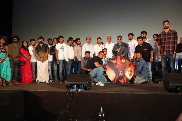 இயக்குநரின் உழைப்பும் அறிவும் வெளிப்படையாக தெரிவது போல் இருந்தால்தான் படம் ஓடும்! -டெவில்’ படத்தின் இசை வெளியீட்டு விழாவில் இயக்குநர் மிஷ்கின் பேச்சு