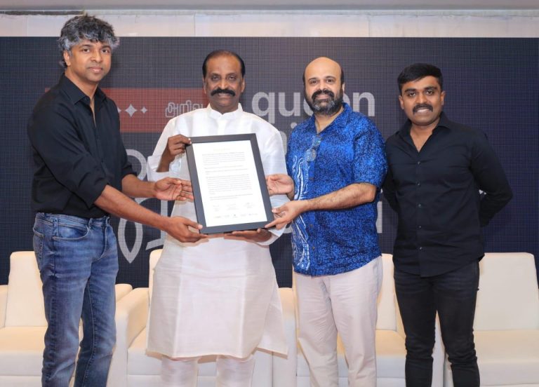 குருவை மிஞ்சிய சிஷ்யனாக விளங்குகிறார் என்னுடைய மகன் மதன் கார்க்கி! -குயின் மீரா இன்டர்நேஷனல் பள்ளி விழாவில் கவிப்பேரரசு வைரமுத்து பேச்சு