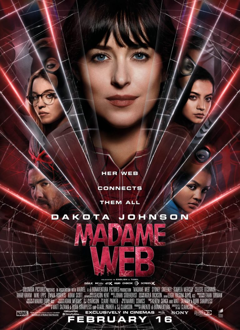 MADAME WEB is the 4th film in the Sony’s Spiderman Universe! Based on a prominent character from the Marvel Comics