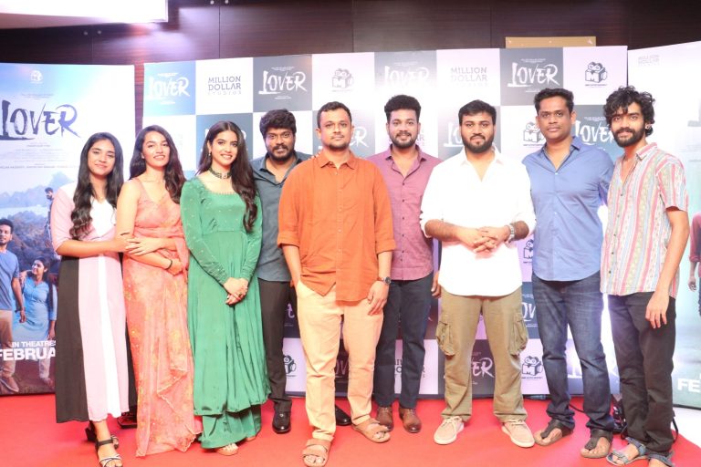 இந்த படத்தில் மணிகண்டனுடைய நடிப்பை விட அவருடைய குரல் மூன்று மடங்கு கூடுதலாக நடித்திருக்கிறது! -‘லவ்வர்’ படத்தின் பாடல்கள் வெளியீட்டு விழாவில் திரைப்பட விநியோகஸ்தர் சக்தி ஃபிலிம் பேக்டரி சக்திவேலன் பாராட்டு