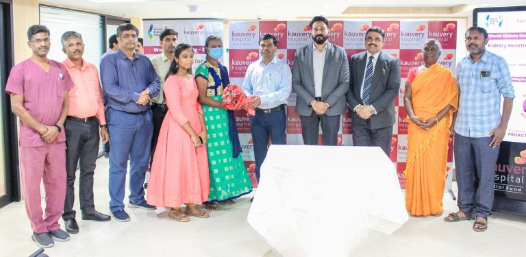 Kauvery Hospital, Radial Road, Successfully Performed First Kidney Transplant!
