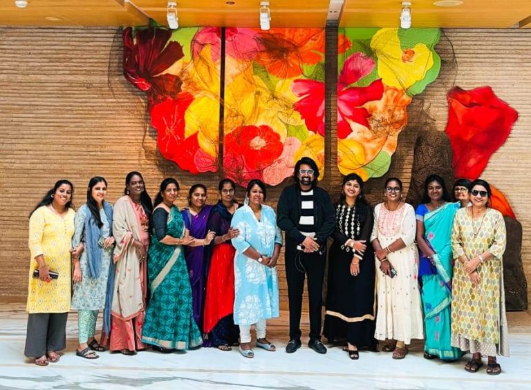 பெண் பத்திரிகையாளர்களைச் சந்தித்த நடிகர் டி.எஸ்.ஜி.! மகளிர் தினத்தையொட்டி வாழ்த்து தெரிவித்து உற்சாகம்.