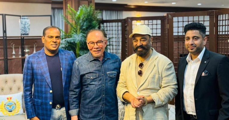 ‘இந்தியன் 2’ விளம்பர சுற்றுப் பயணத்தில், மலேசியப் பிரதமரை சந்தித்த உலகநாயகன் கமல்ஹாசன்!