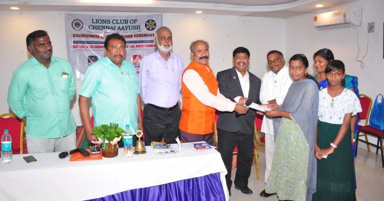 புதிய நிர்வாகிகள் பொறுப்பேற்ற சென்னை ஆயுஷ் அரிமா சங்கத்தின் சிறப்புக் கூட்டம்!