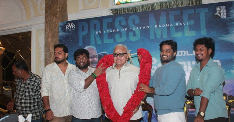 இந்த படம் திரையரங்கிற்கான சிறந்த படமாகவும், ரசிகர்களுக்கு புதுவிதமான அனுபவத்தை கொடுக்கும் படமாகவும் இருக்கும்! -‘கடைசி தோட்டா’ பட விழாவில் டத்தோ ராதாரவி பேச்சு