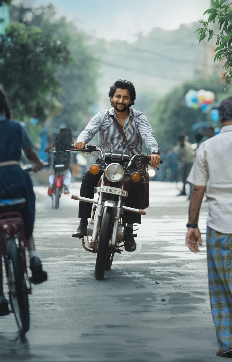 ‘சூர்யா’ஸ் சாட்டர்டே’ செகண்ட் லுக்கில் ‘நேச்சுரல் ஸ்டார்’ நானியின் வசீகரப் புன்னகை!
