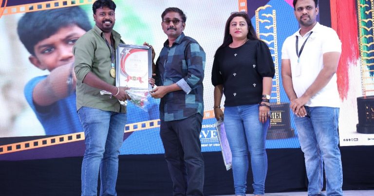 வேல்ஸ் பல்கலைக்கழகம் மெய் சர்வதேச திரைப்பட திரையிடல் குழு இணைந்து நடத்திய மாபெரும் திரைப்பட விருது விழா! இயக்குநர்கள் பார்த்திபன், வசந்தபாலன் பங்கேற்பு