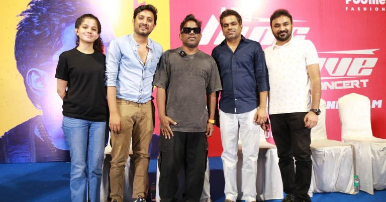 இந்தியாவில் முதல்முறையாக 360 டிகிரி வடிவிலான மேடையில் நேரலையாக இசை நிகழ்ச்சி நடத்தும் யுவன் சங்கர் ராஜா