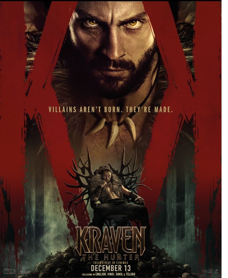 THE HUNT STARTS NOW… The brand new trailer for Kraven The Hunter promises an R rated action fest!