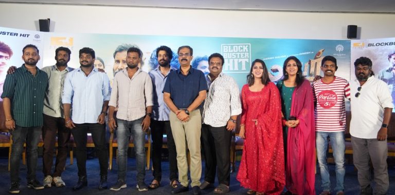 கிரிக்கெட் கதையிலும் கிராமத்து கதையிலும் நடிக்க வேண்டும் என்ற எனது நீண்ட நாள் ஆசை இந்த ஒரே படத்தில் நிறைவேறியது அதிர்ஷ்டம்! -லப்பர் பந்து பட வெற்றிவிழாவில் நடிகர் ஹரிஷ் கல்யாண் உற்சாகம்