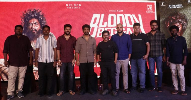 இது எளிமையான கதைதான்; உங்களுக்குப் பிடிக்கும் விதத்தில் எடுத்திருக்கிறோம்! -‘ப்ளடி பெக்கர்’ படத்தின் ப்ரீ ரிலீஸ் நிகழ்ச்சியில் நடிகர் கவின்