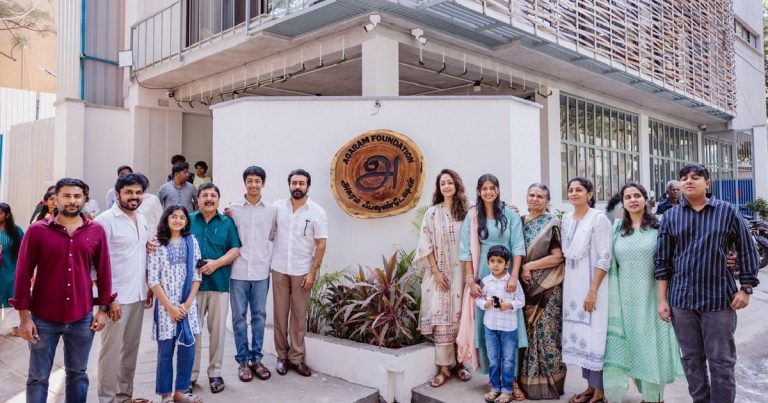 அகரம் பவுண்டேனின் புதிய அலுவலக திறப்பு விழா; சிவகுமார், சூர்யா, கார்த்தி, ஜோதிகா பங்கேற்று உற்சாகம்!