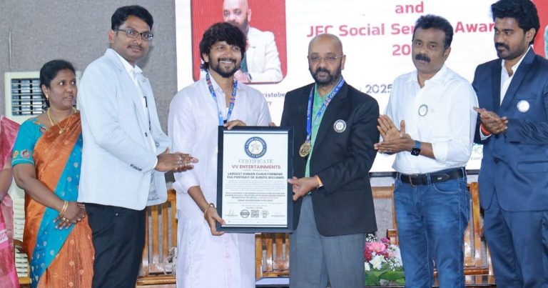 இரண்டு உலக சாதனைகளை நிகழ்த்திய நடிகர் விஜய் விஷ்வா!