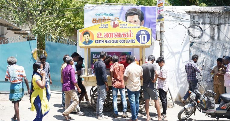 ரூ.10க்கு வெஜிடபிள் பிரியாணி வழங்கும் நடிகர் கார்த்தி உணவகம் 750-வது நாளை கடந்தது!