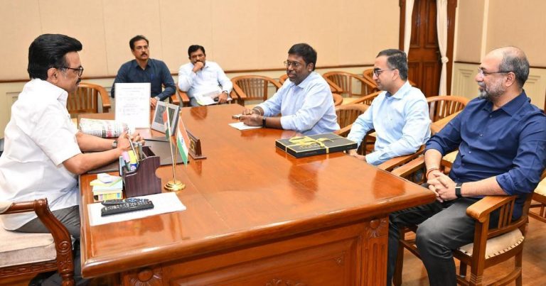 JioHotstar South Unbound நிகழ்வினை முன்னிட்டு, JioStar Leadership குழுவினர் தமிழக முதல்வருடன் சந்திப்பு!