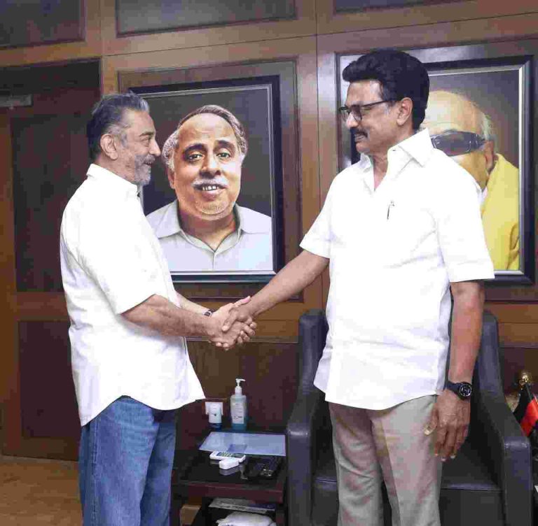 களத்தில் இருக்கிறோம்; போட்டியில் இல்லை! -திமுக கூட்டணி வேட்பாளர்களை நிபந்தனையின்றி ஆதரிக்க முடிவெடுத்த மக்கள் நீதி மய்யம் கமல்ஹாசன்