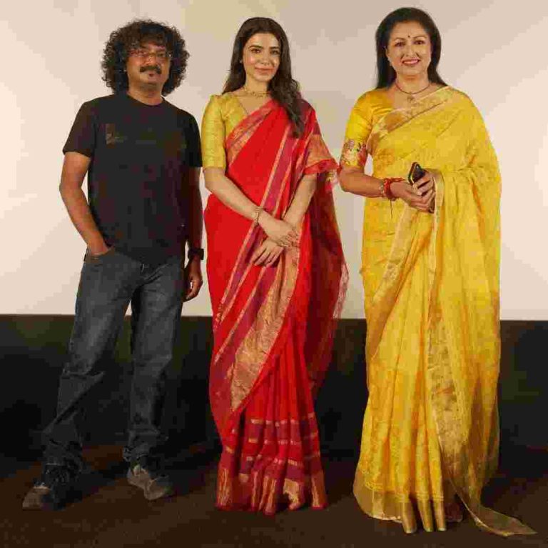 இந்த படத்தில் தயாரிப்பாளராகவும் பணியாற்றியுள்ளேன்; நல்ல படத்தை உருவாக்கியிருக்கிறோம் என்ற நம்பிக்கை இருக்கிறது! -சென்னையில் நடந்த எங்கள் தங்கம் பட விழாவில் நடிகை சமந்தா பேச்சு