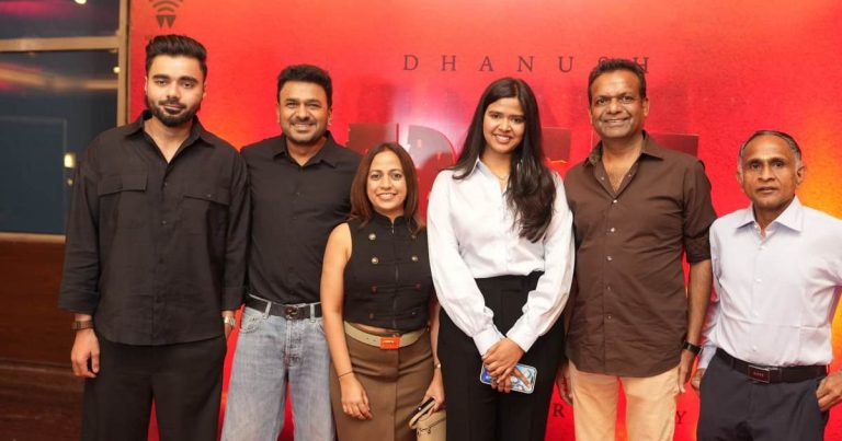 தனுஷ் – ராஜ்குமார் பெரியசாமி இணையும் திரைப்படம் ‘ஓம்.’ உற்சாகமாய் நடந்த தலைப்பு அறிவிப்பு விழா!